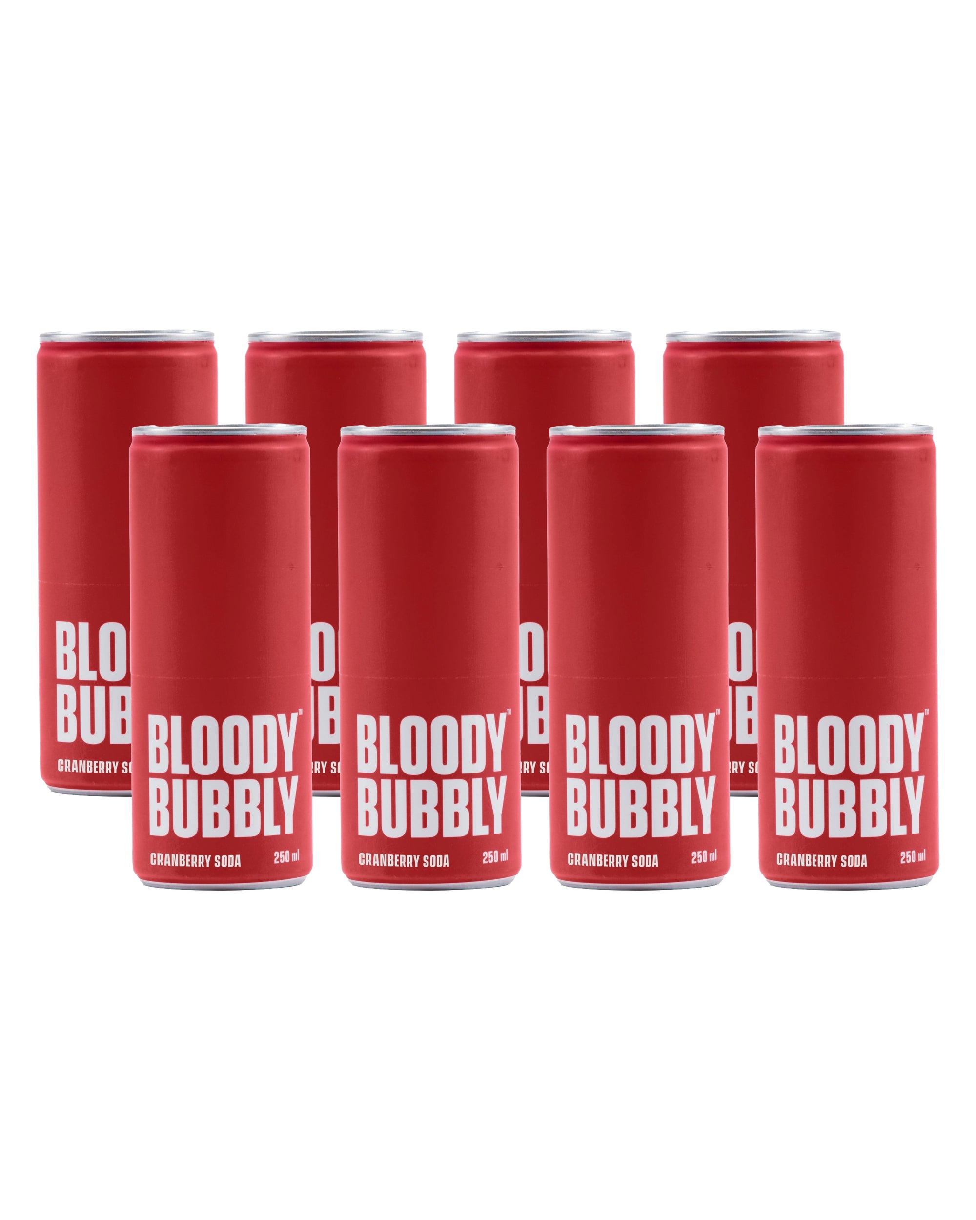 Cranberry Soda By Bloody Bubbly | Pack Of 8
