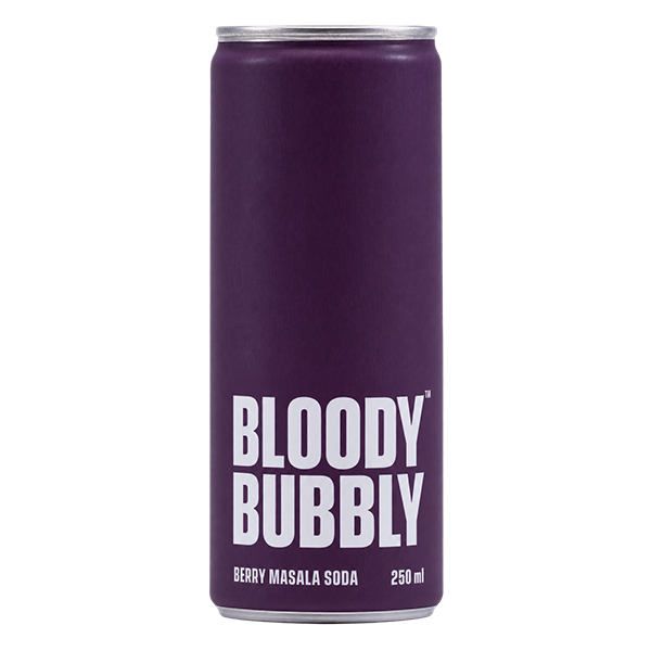 Berry Masala Soda By Bloody Bubbly | Pack Of 8