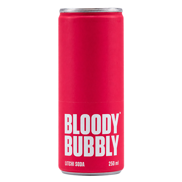 Litchi Soda By Bloody Bubbly | Pack Of 8
