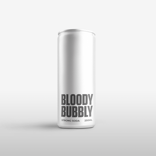 Bloody bubbly strong soda