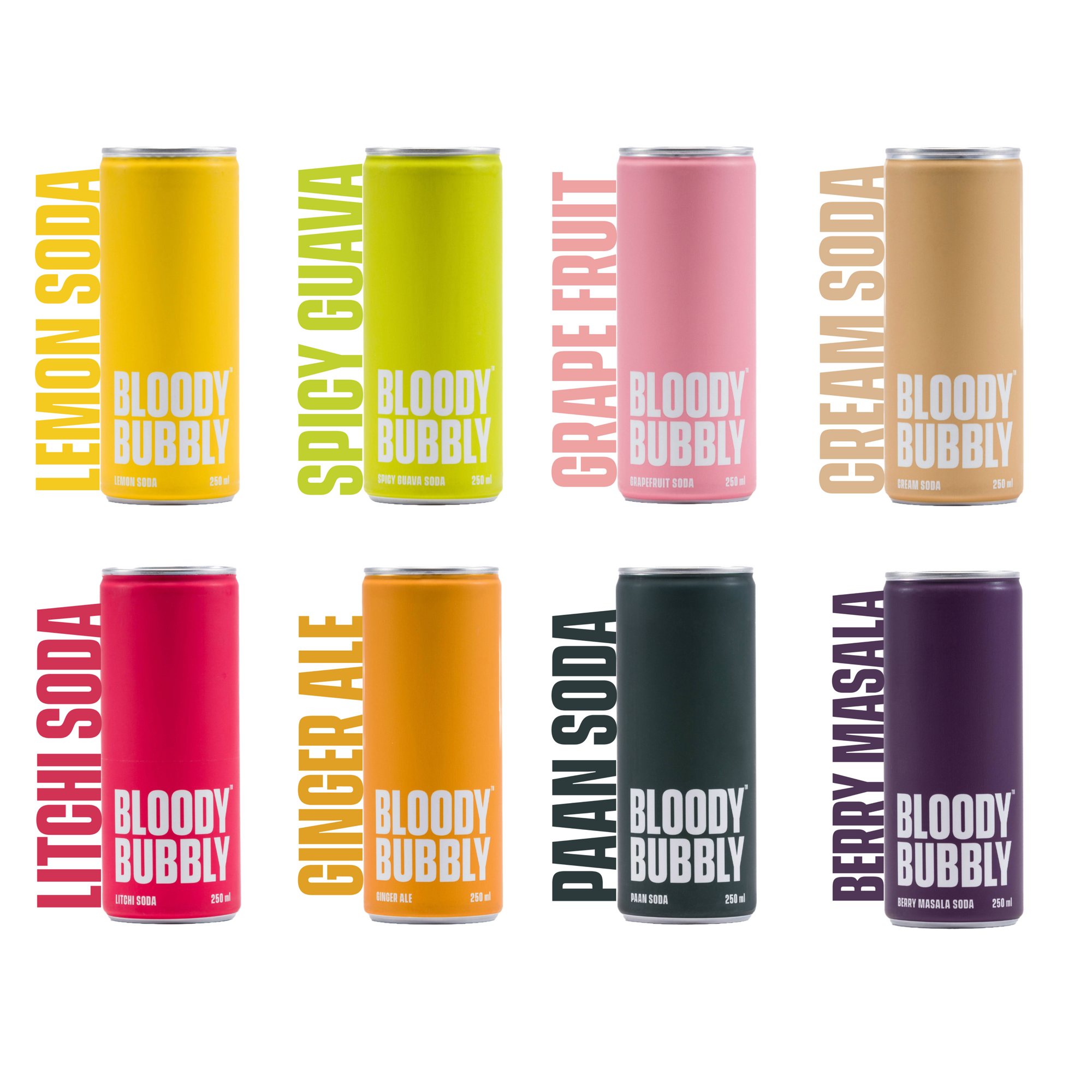 Variety Pack By Bloody Bubbly | Pack Of 8