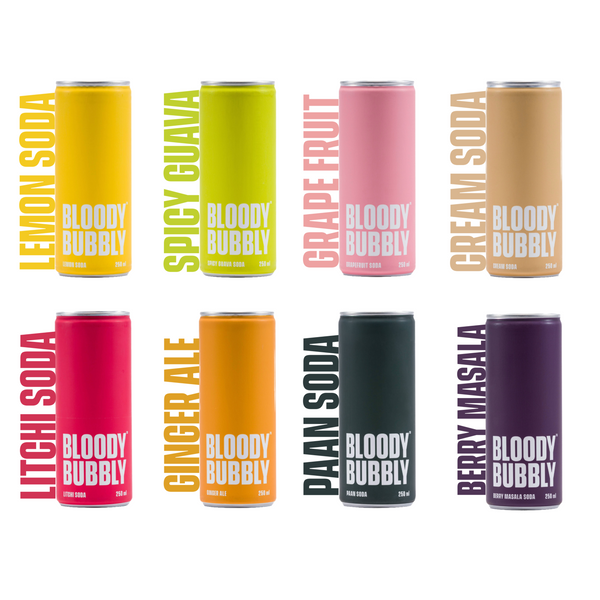 Variety Pack By Bloody Bubbly | Pack Of 8