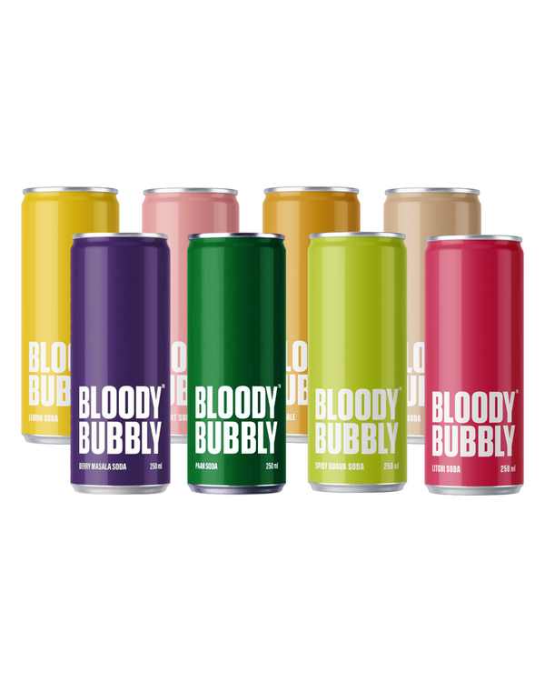 Variety Pack By Bloody Bubbly | Pack Of 8
