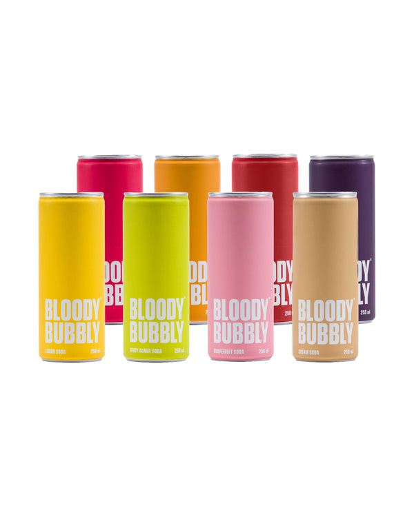 Variety Pack By Bloody Bubbly | Pack Of 8